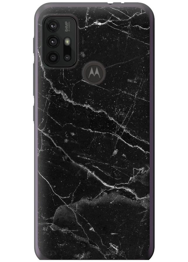 Силіконовий чохол 'Чорний мармур v2' для Endorphone Motorola Moto G30 (316647502)