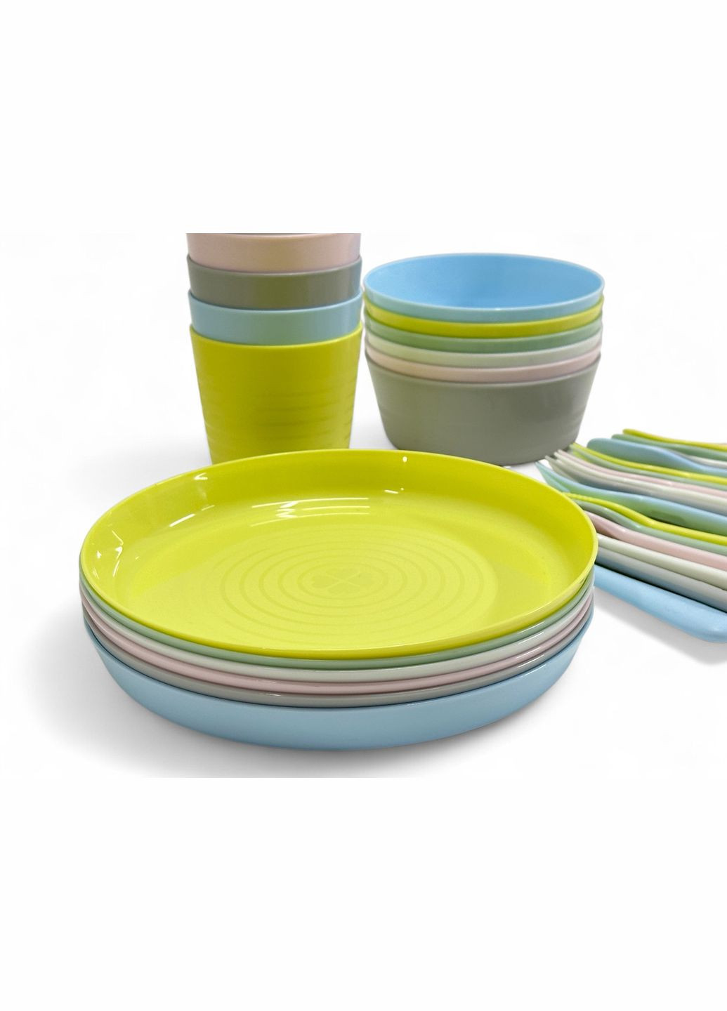 Набір дитячих тарілок. 6 шт IKEA (322997595)