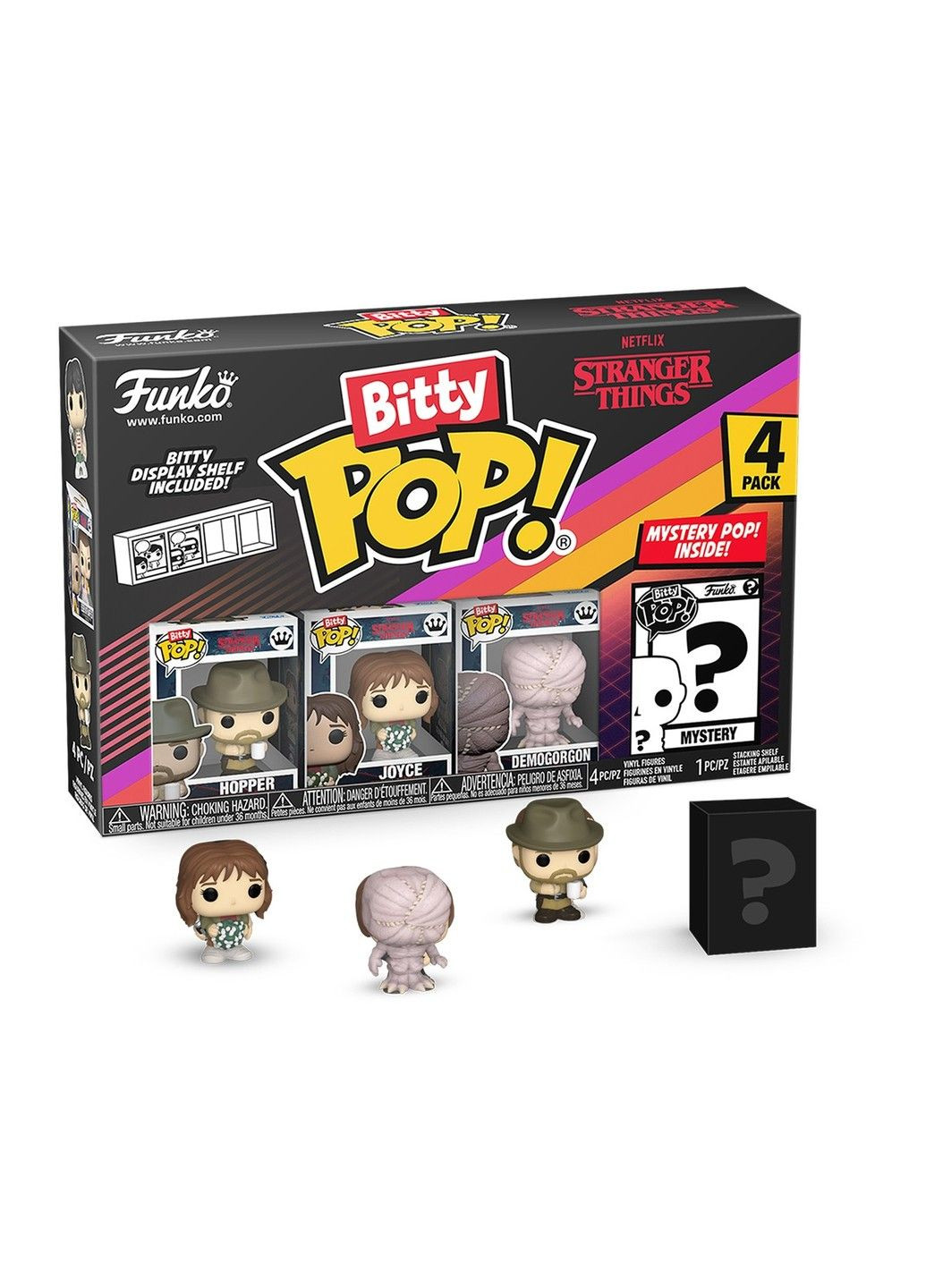 Набір ігрових фігурок Bitty POP! - Гоппер (4 фігурки в ас.) Funko (331299267)