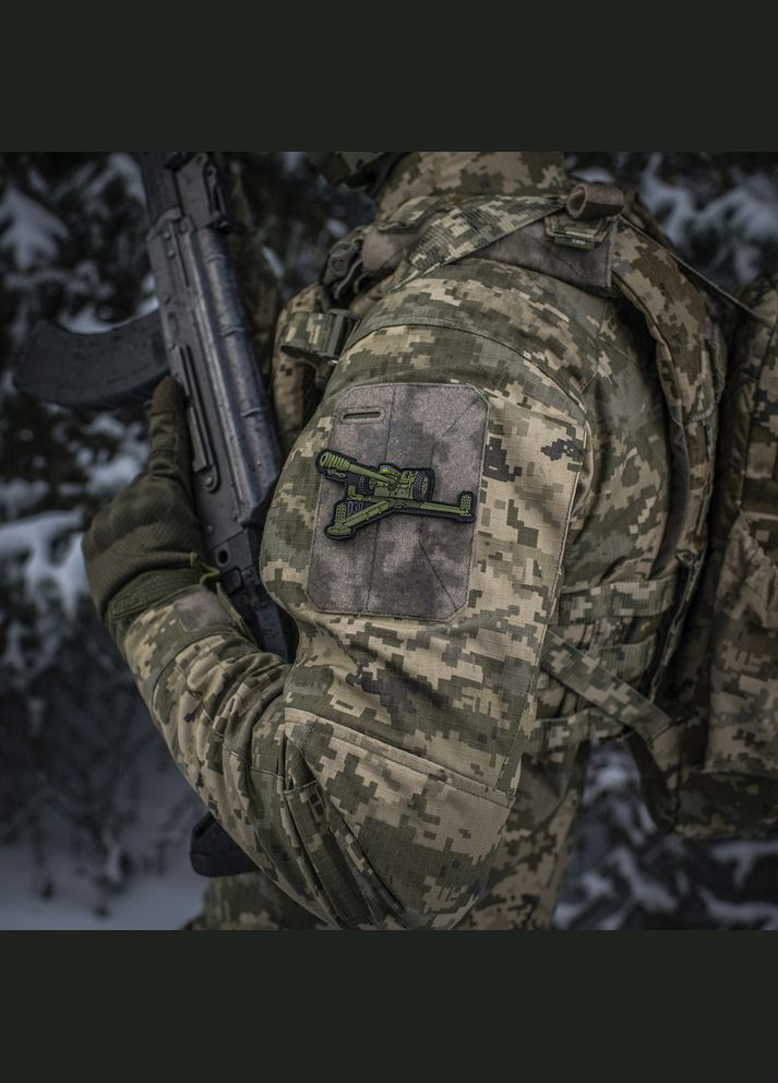 Нашивка Гаубица Д30 PVC Olive M-TAC (315047191)