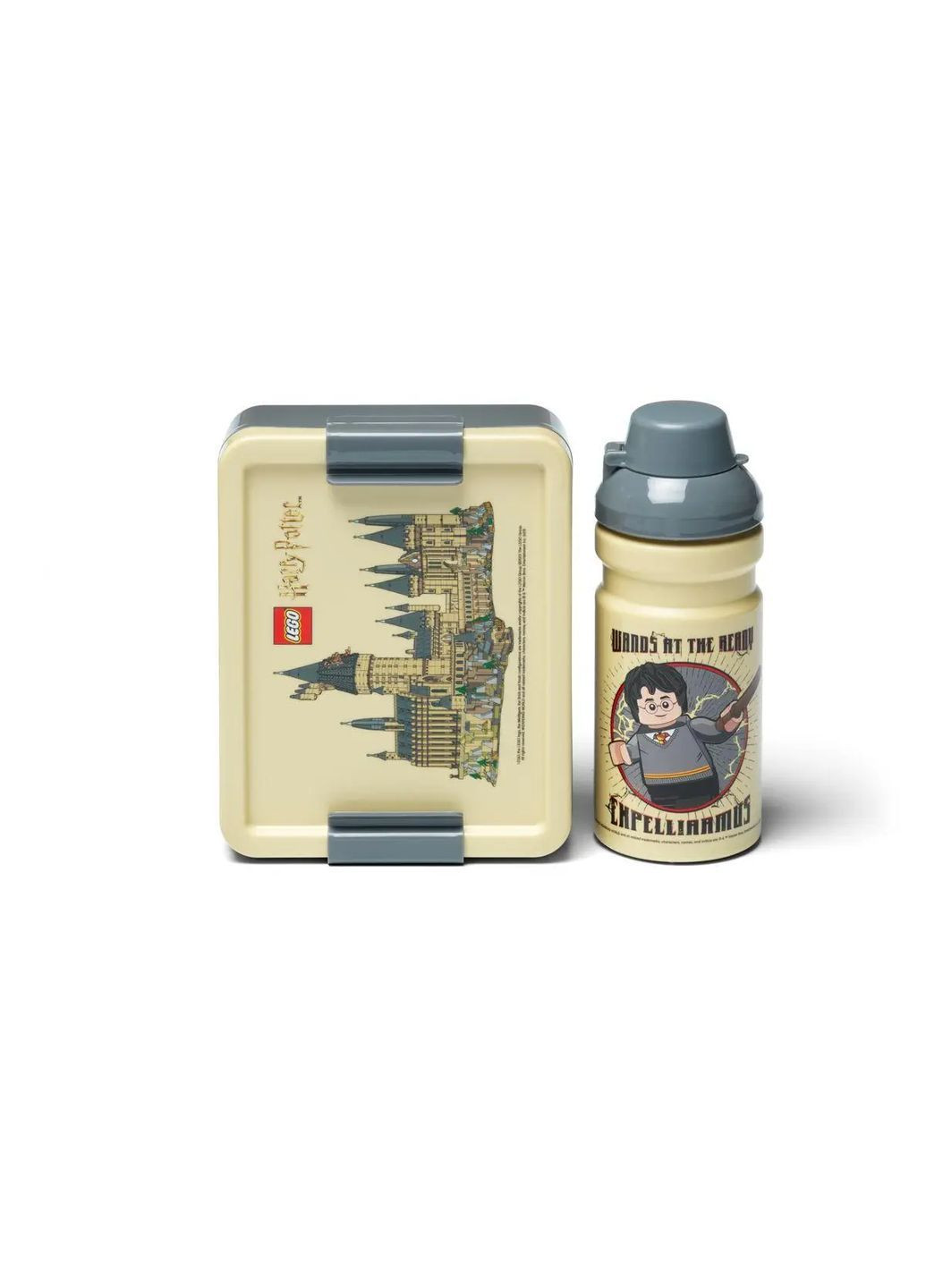 Детский набор ланчбокc и бутылка Harry Potter Хогвартс Lego (365801839)