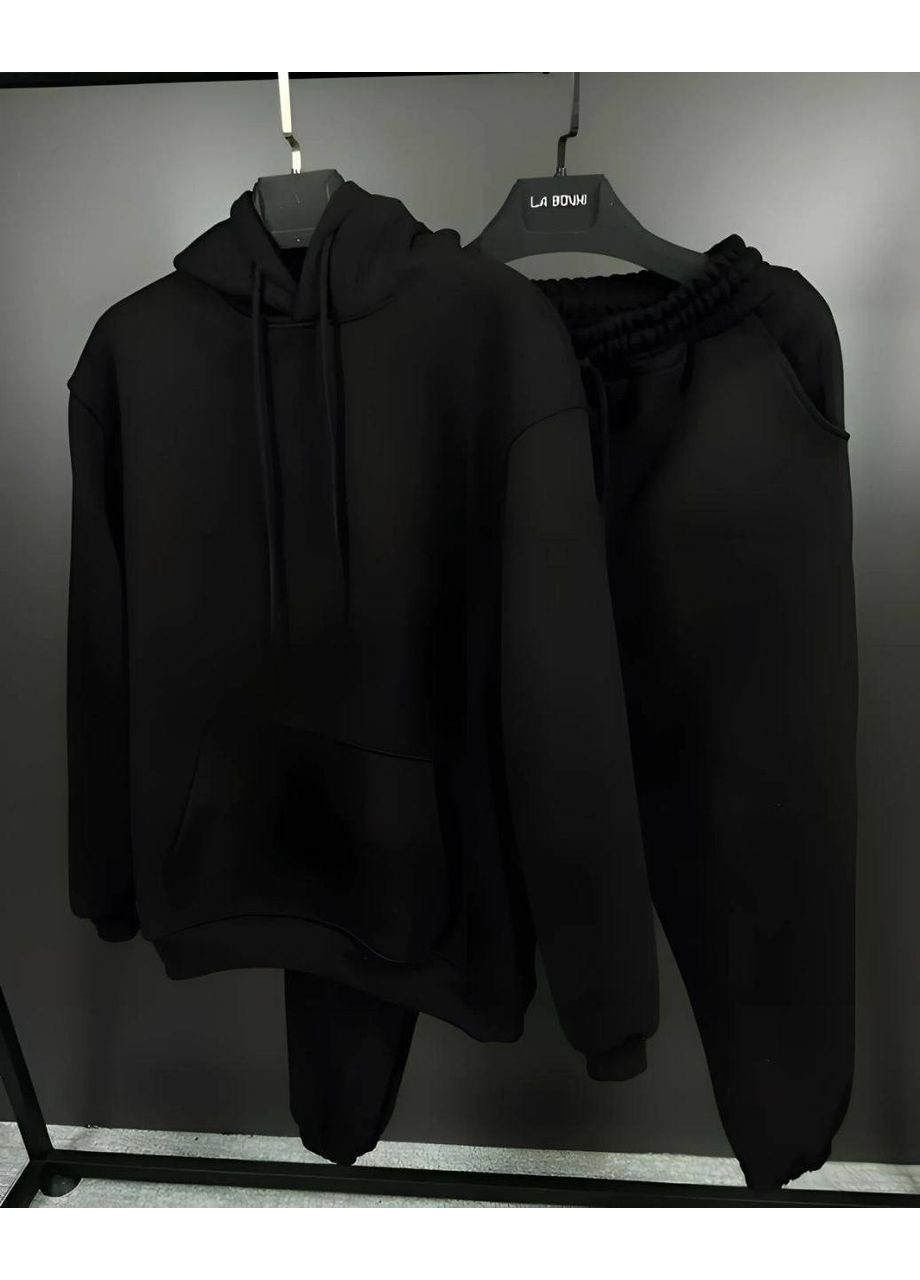 Чоловічий теплий костюм-трійка з жилеткою з тринитки на флісі Україна (366031703)