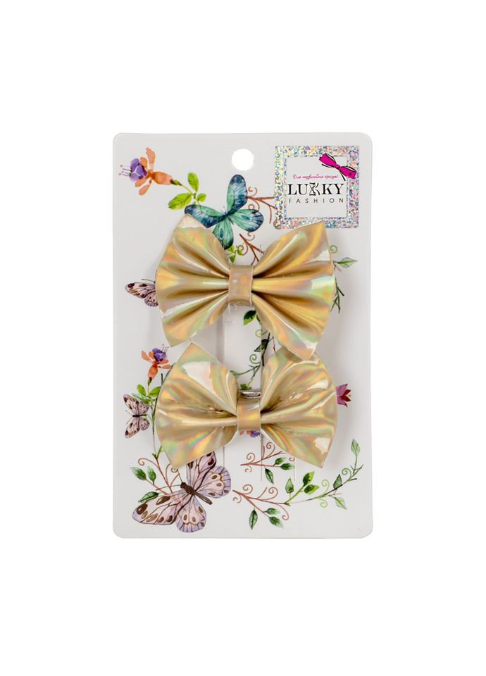 Детские заколки для волос T24067(Gold) Lukky (323214770)