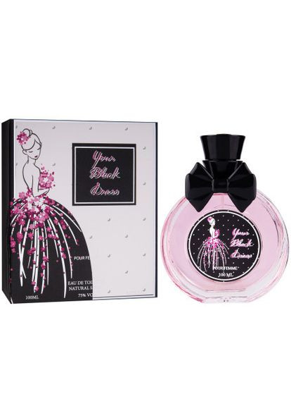 Жіноча туалетна вода Your Black Dress 100 мл Lotus Valley (361341054)