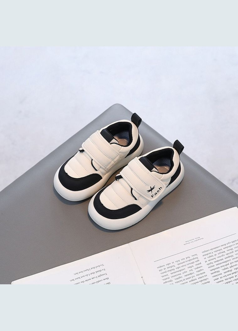 Черные всесезон кеды детские демисезонные на липучке fash ( ) (17966) Qoopixie