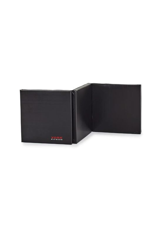 Мат гимнастический жесткий 5см черный York Fitness (349824229)