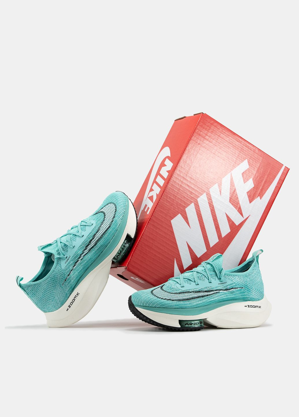 Кроссовки женские Nike Air Zoom Alphafly blue | Найк Аир Зум Алфафлай голубые No Brand голубые демисезоны (315883732)
