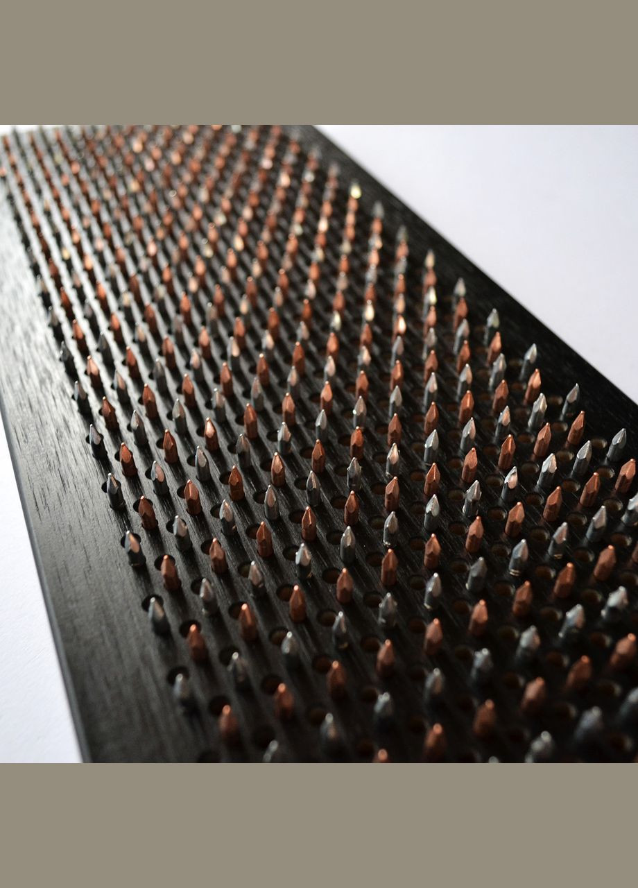 Доска Садху (медные + оцинкованные) "Розы", доска с гвоздями для йоги, шаг 10мм. Доска для стоянки на гвоздях. No Brand (301482804)