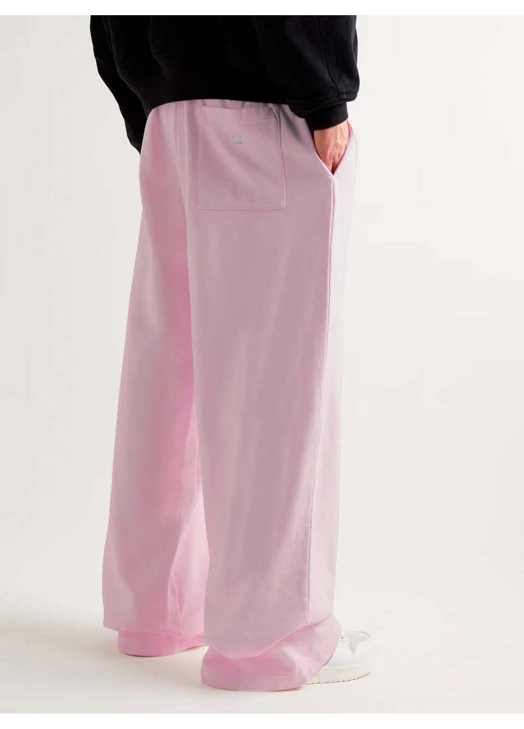 Розовые кэжуал демисезонные брюки Acne Studios