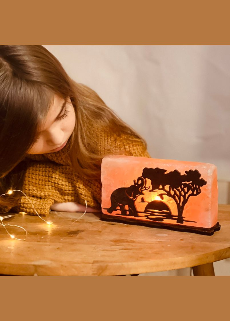 Соляной светильник солевая лампа 100% из розовой гималайской соли 2 кг на комнату 15 – 17 кв.м. (66300913) No Brand (316230652)