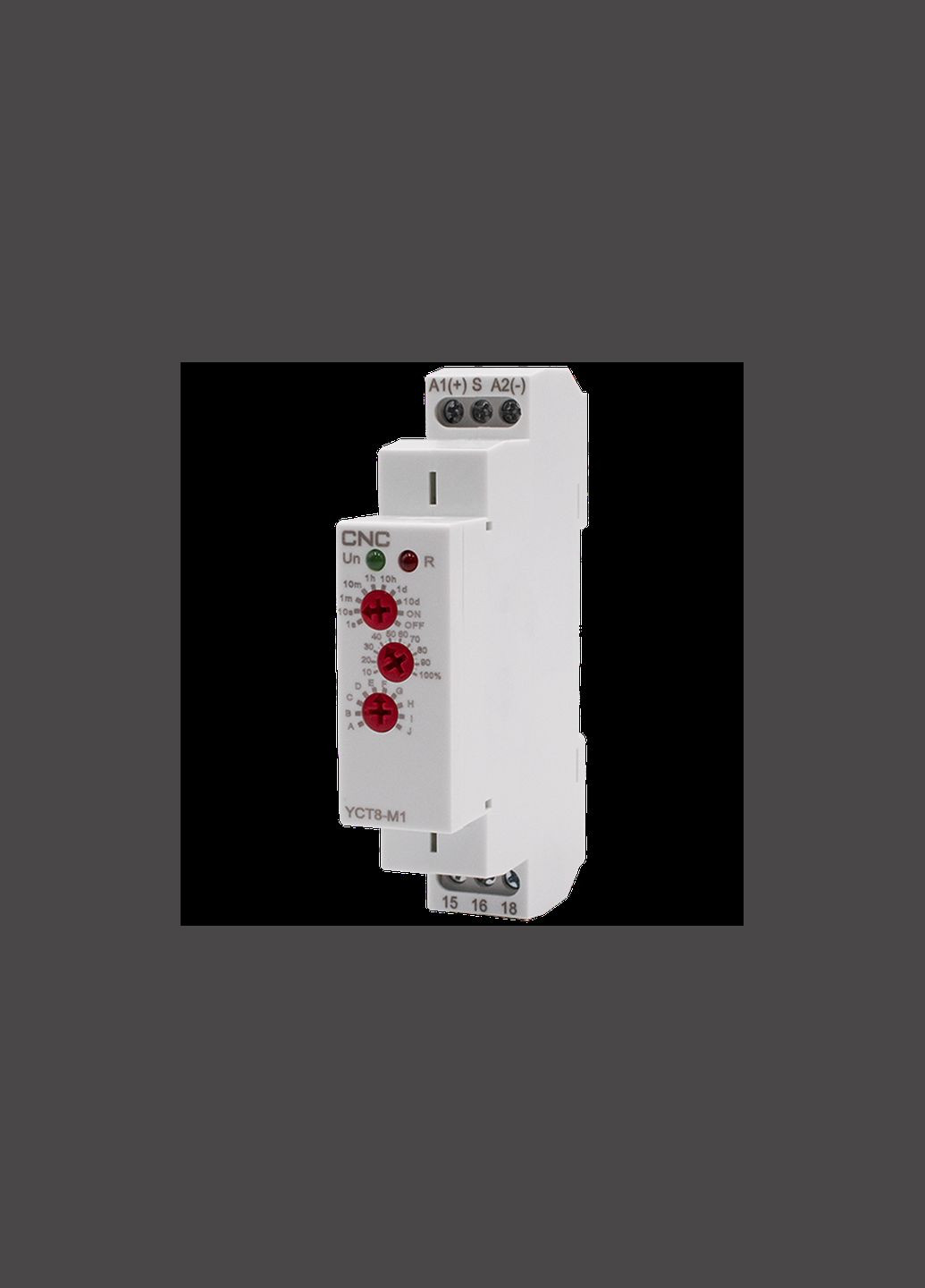 Реле времени многофункциональное 16А 1сек-10дней задержка на выключение/включение AC 12-240В DC 24В 1СО [Б00044213] YCT8-M1 CNC (344533267)