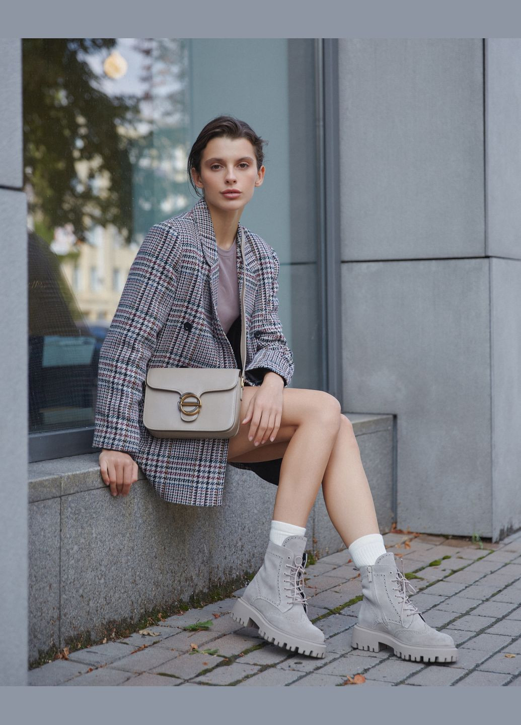 Черевики, колір сірий Estro (324030761)