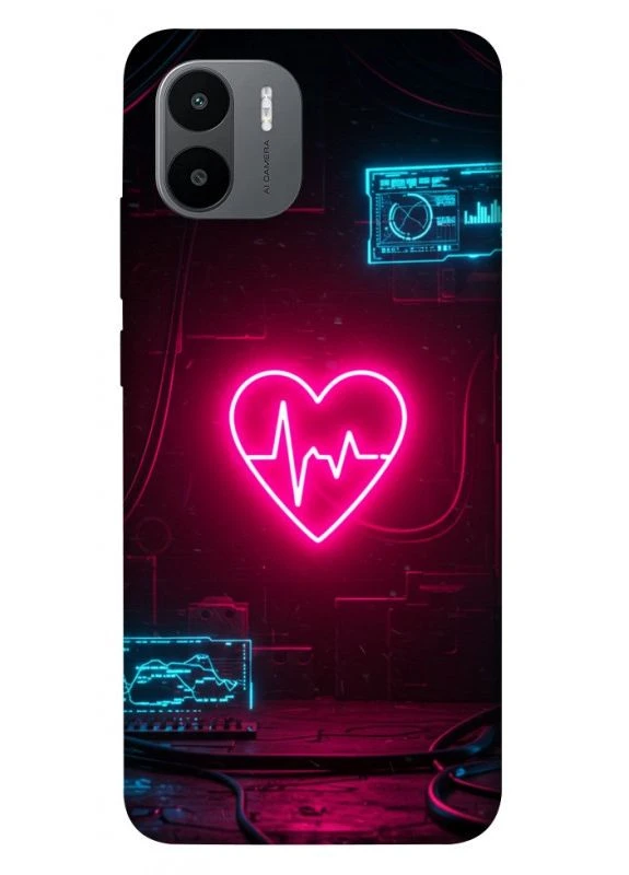 Чохол з принтом для Xiaomi Redmi A1 / A2 / для Ксяомі, сяомі, ксіомі редмі А1, редмі А2 Neon heart No Brand (338615917)