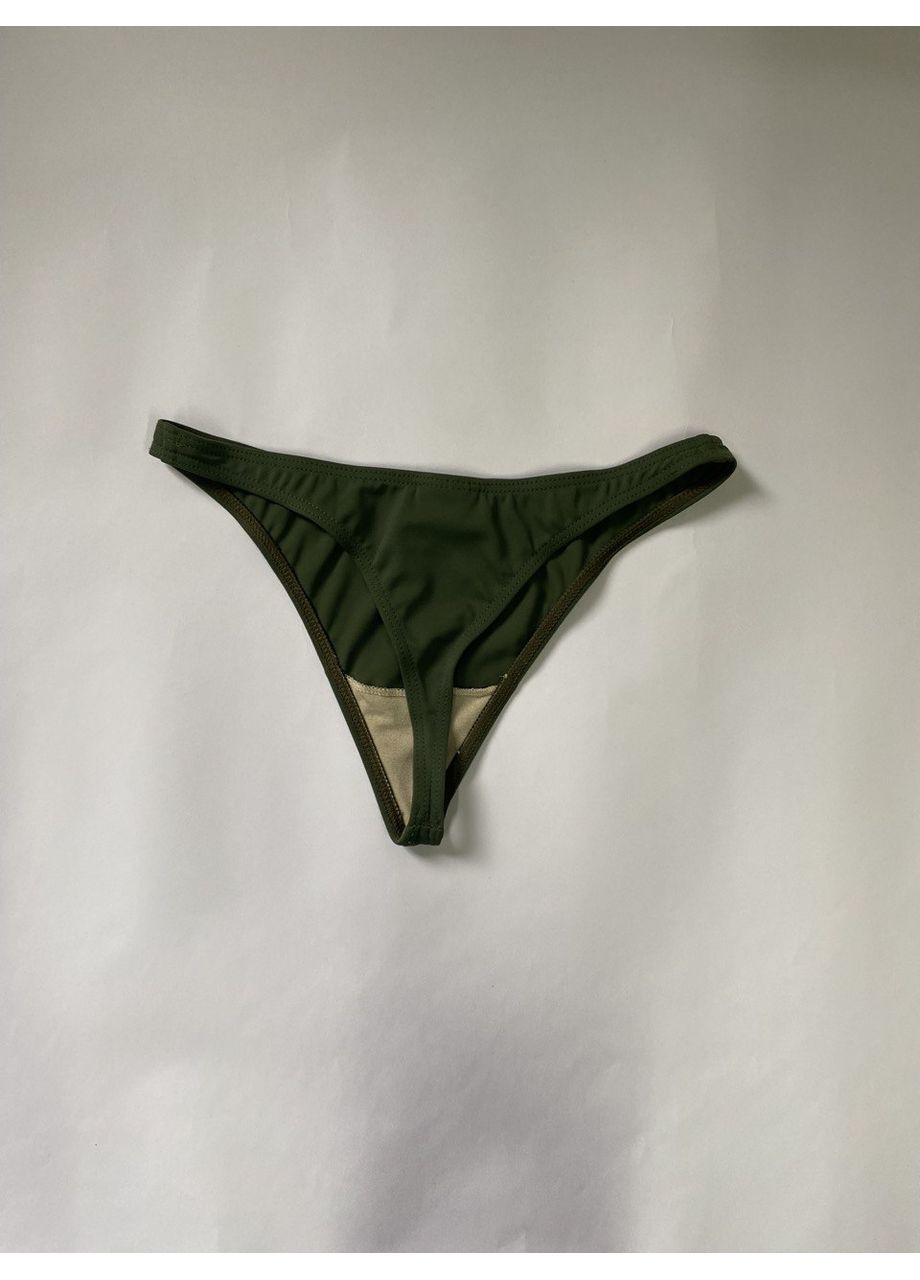 Темно-зеленые плавки серый Aggresive