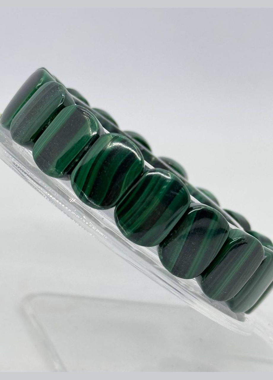 Браслет малахіт 17 см Зелений No Brand (331610912)