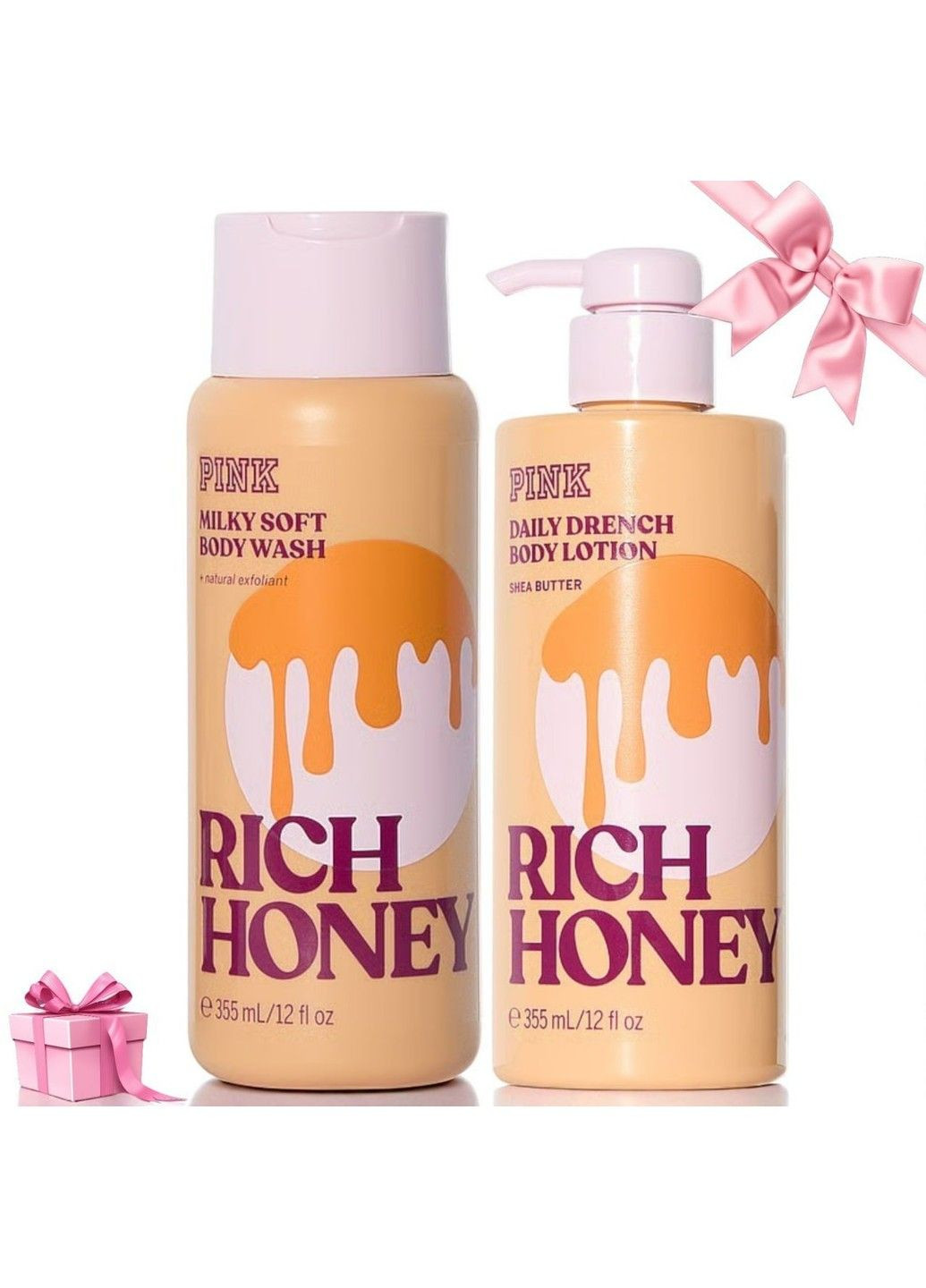 Набор & Pink RICH HONEY Body Wash + Lotion Victoria's Secret (355267138)