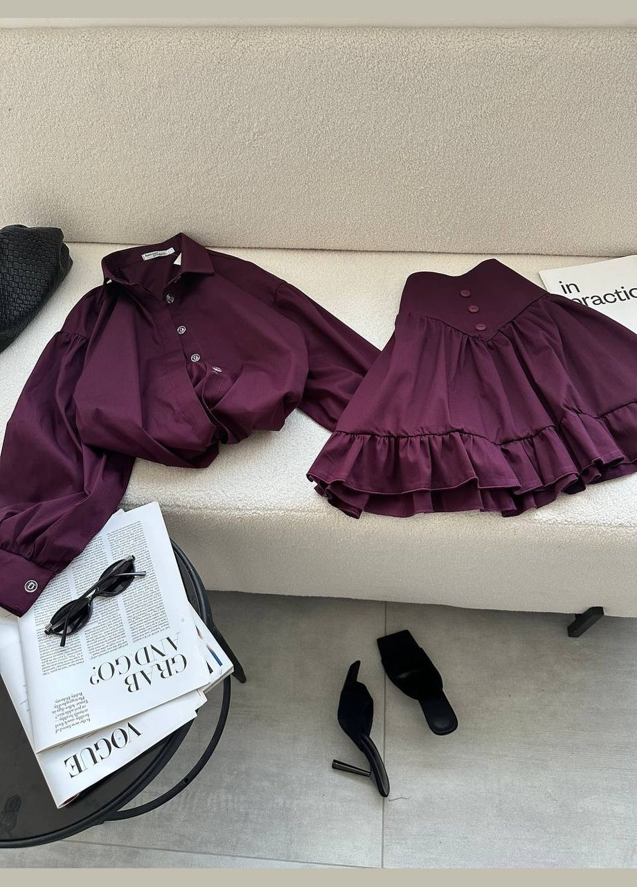 Коттоновый костюм No Brand (322288754)