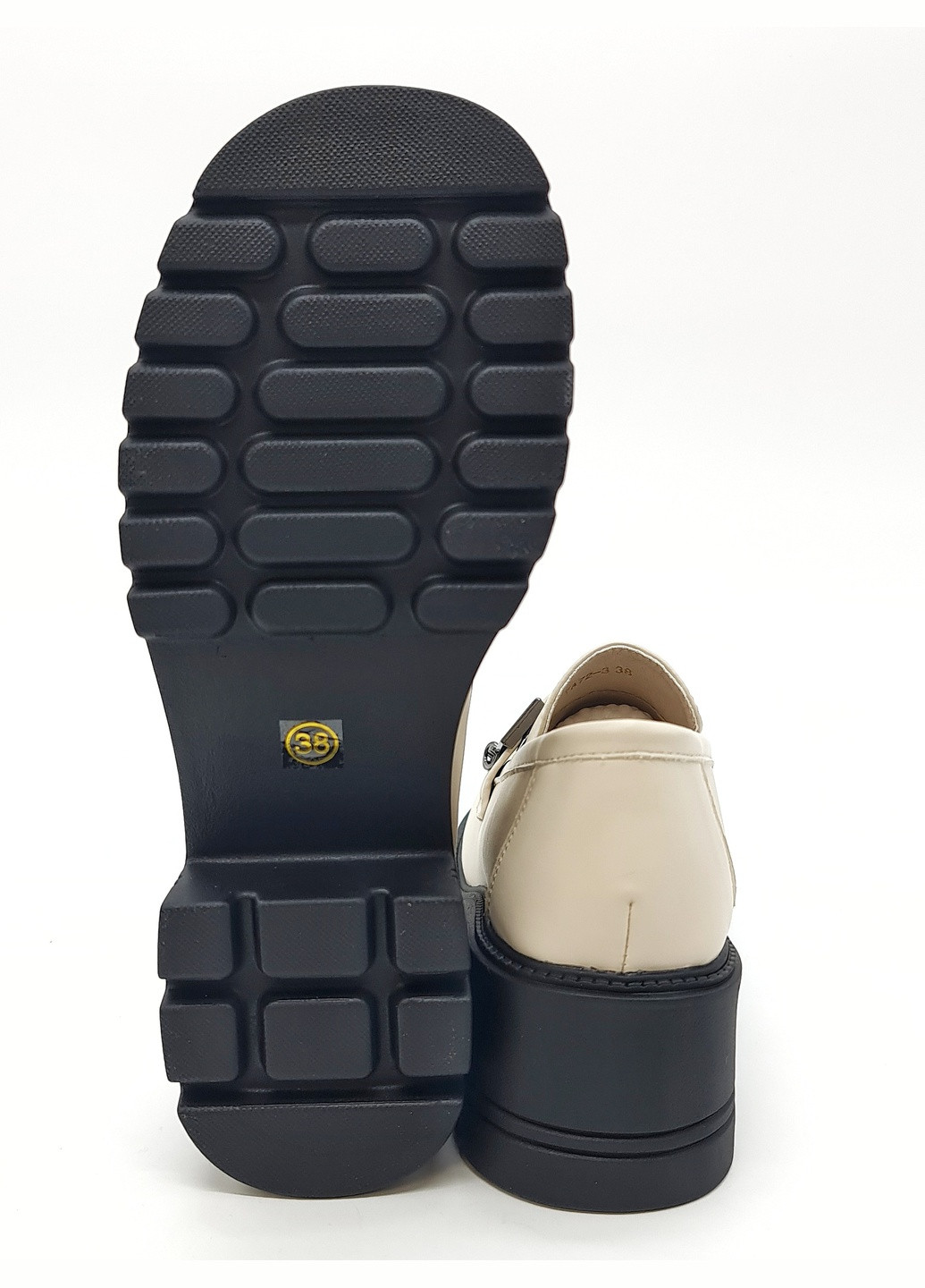 Жіночі туфлі бежеві шкіряні YA-18-7 23 см (р) Yalasou (259299703)