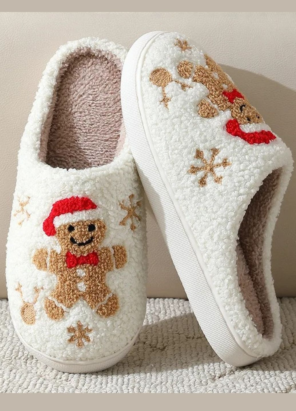 Жіночі домашні плюшеві капці Happy New Year (1995 01) 40-41 Macarena (370299090)