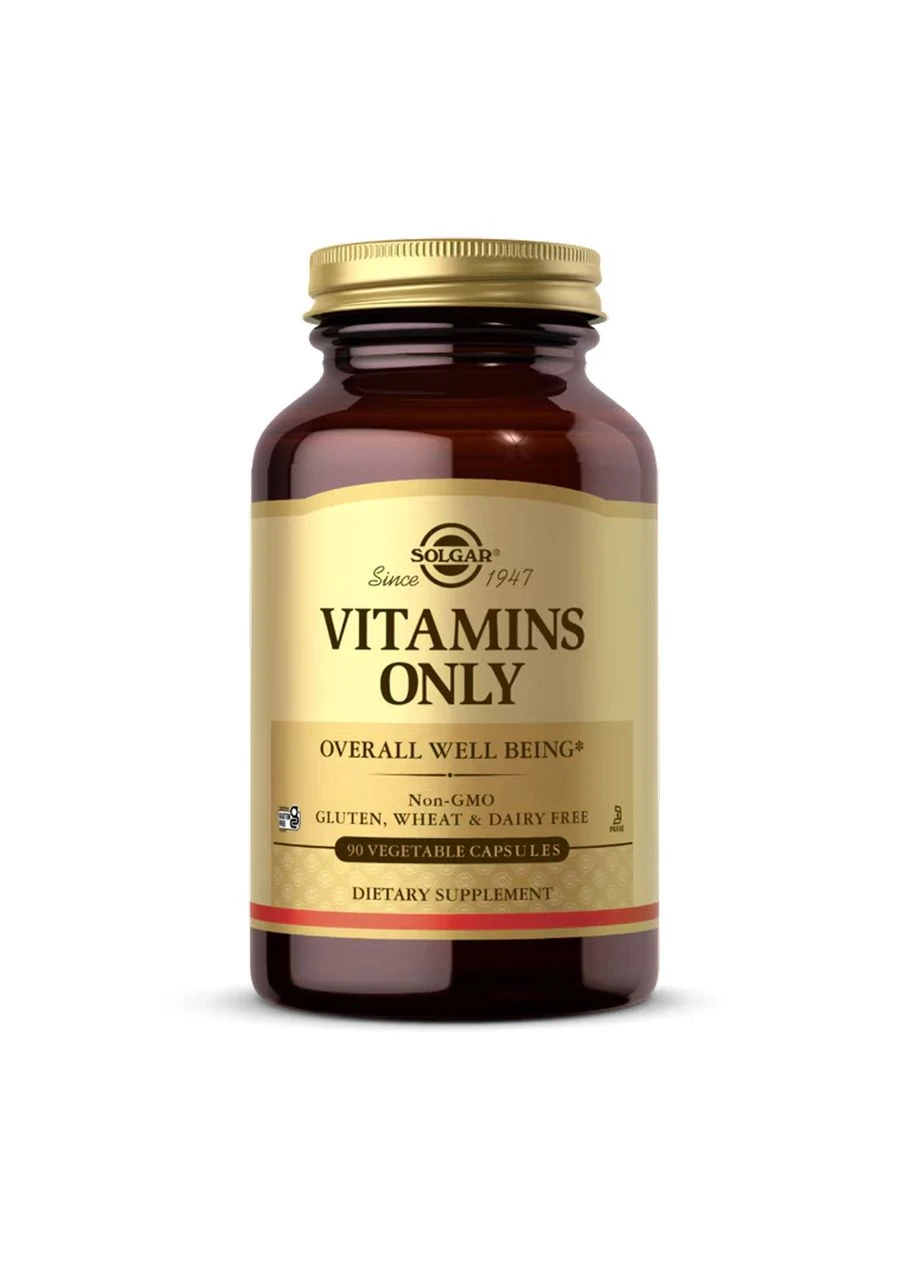 Мультивитамины без минералов Vitamins Only 90 капсул для энергии и иммунитета Solgar (401869182)