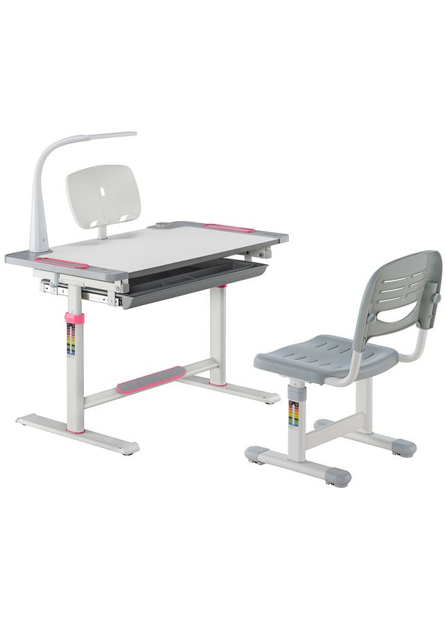 Комплект детской мебели парта и стул трансформеры FunDesk Littonia Pink (354178713)