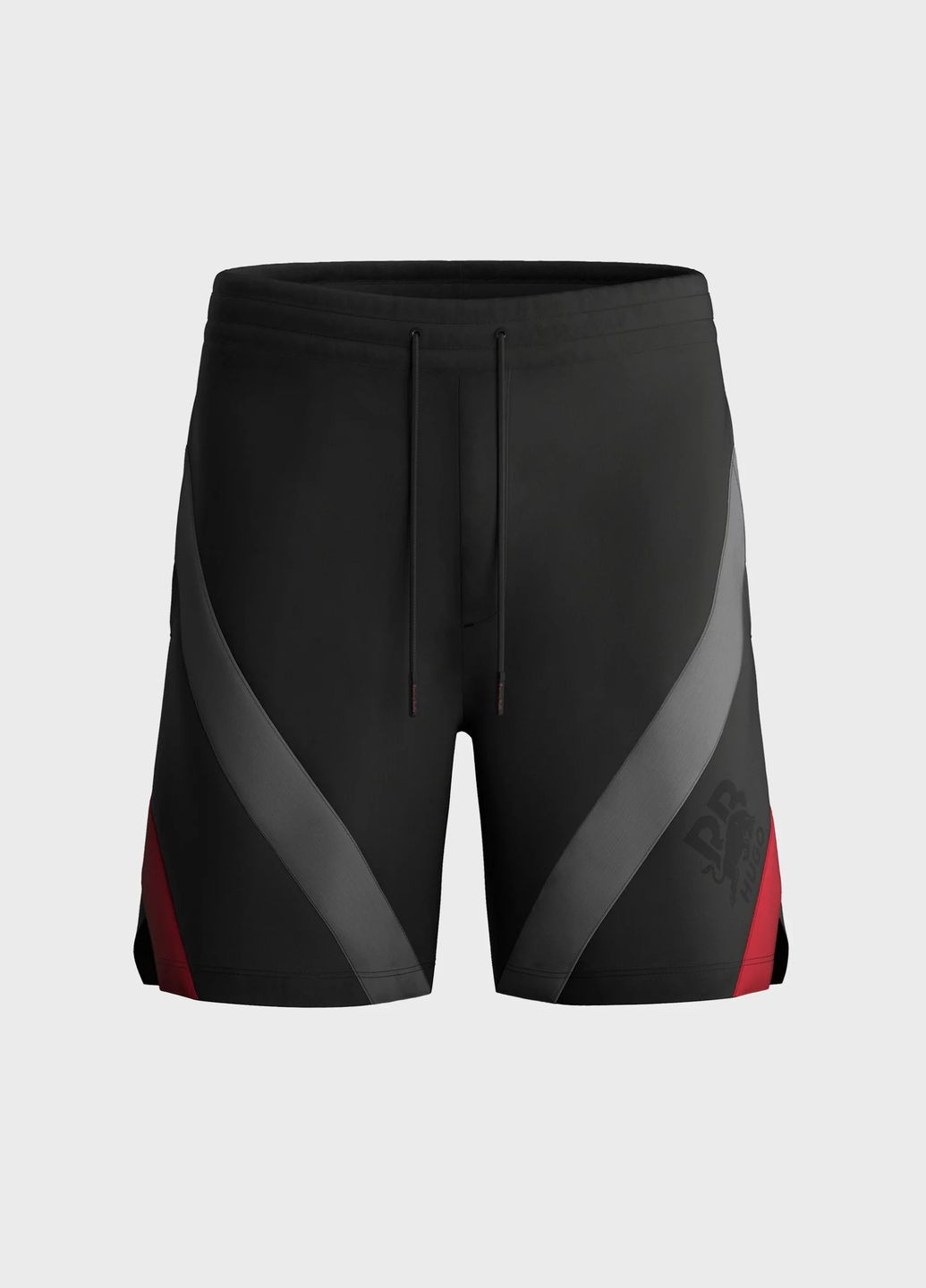 Чоловічі шорти оверсайз HUGO x RB з графічним дизайном розмір М Hugo Boss (322429478)