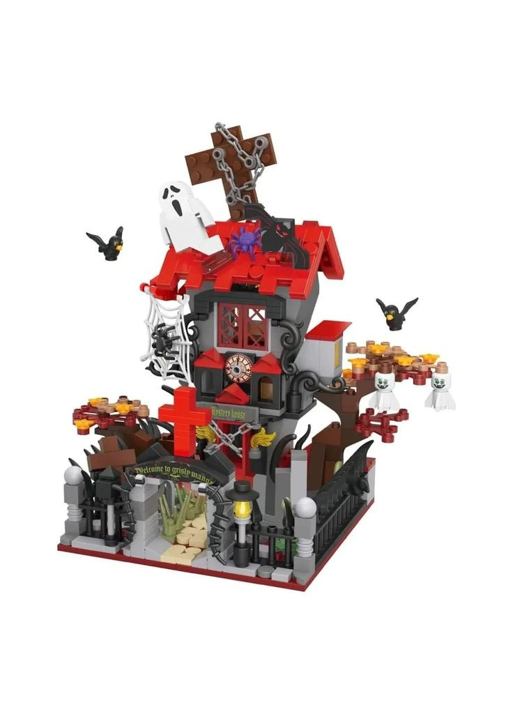 Конструктор Будинок із привидами (m437789) LOZ MINI Будинок із привидами без фігурок (367065636)