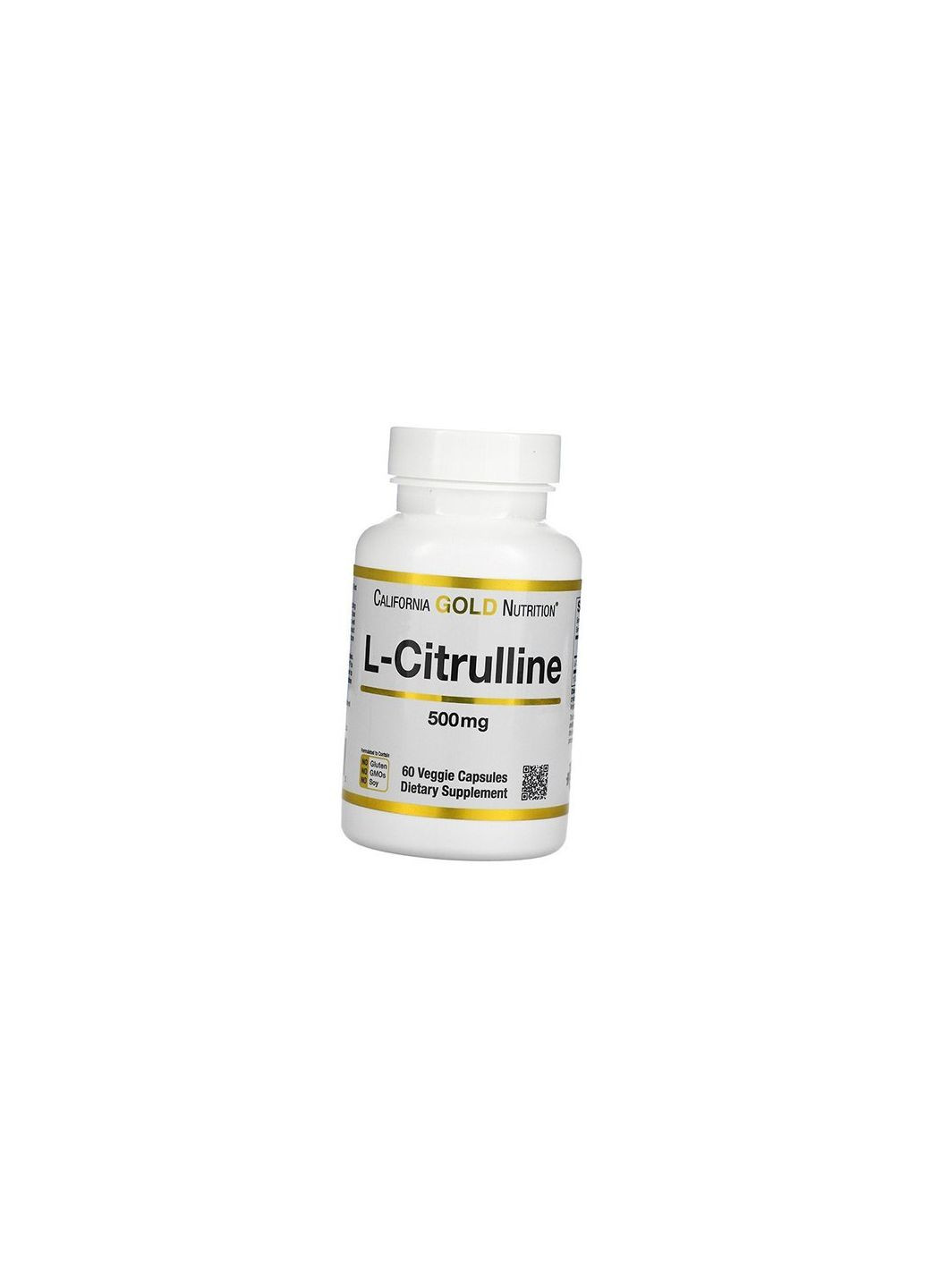 LCitrulline 500 60вегкапс (27427001) California Gold Nutrition (293255249)
