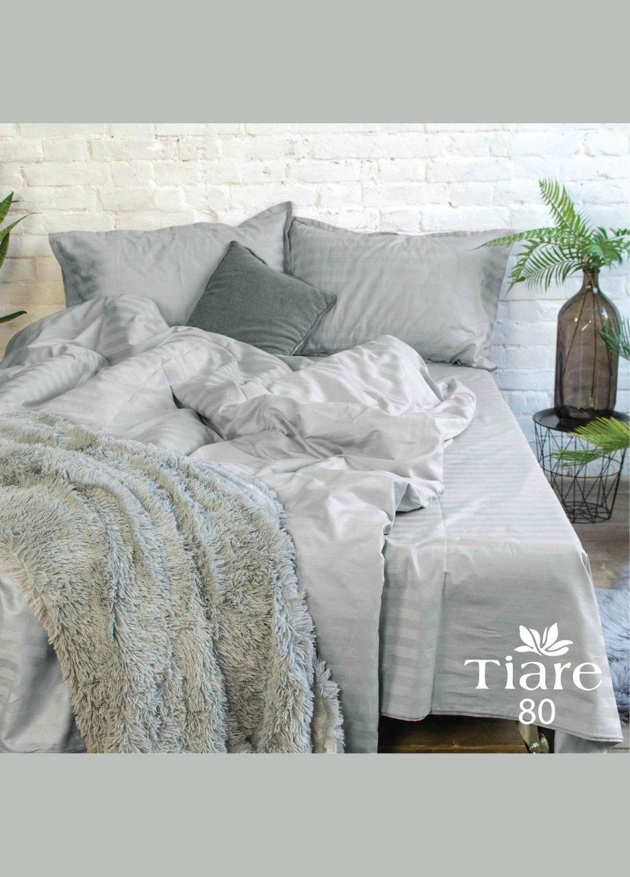 Комплект постельного белья Полуторный Сатин Stripe 80 Tiare (365289334)