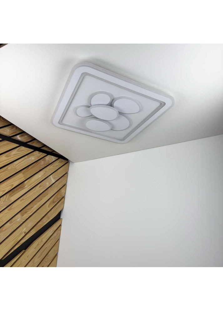 Світильник LED smart OREO+пульт 120W 3000-6000K IP20 білий квадрат Violux (365652431)