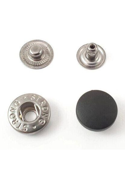 Кнопка Альфа с Черной пластиковой шляпкой 20мм (50шт) (00757) Plus-plus (366217263)