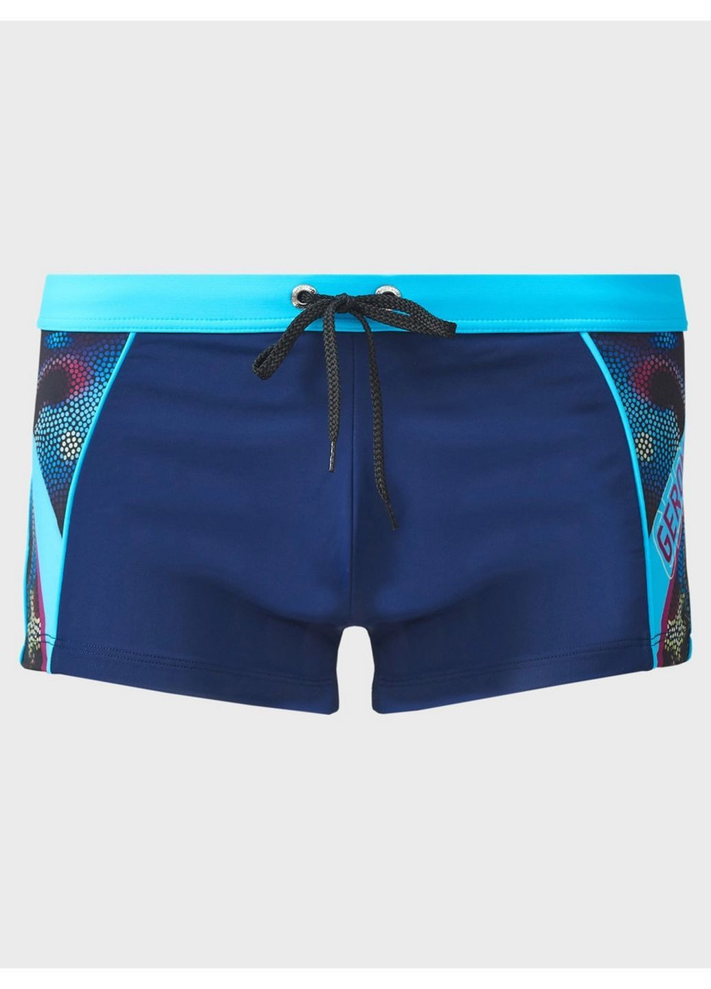 Мужские синие пляжные плавки мужские 2301b1 боксеры быстросохнущие удобные для пляжа и отдыха подарок шорты Geronimo