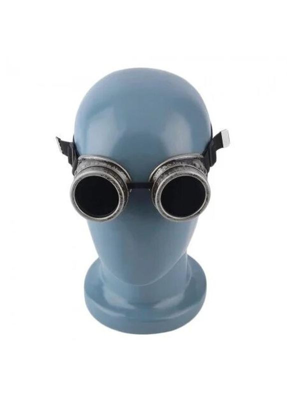 Окуляри стімпанк гогли преміум срібного кольору+подарунок No Brand (360407720)