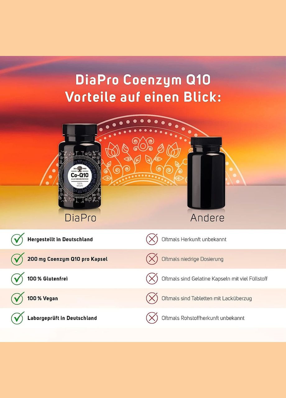 Коензим Q10 200 мг DiaPro® 120 капсул GMP (299717779)