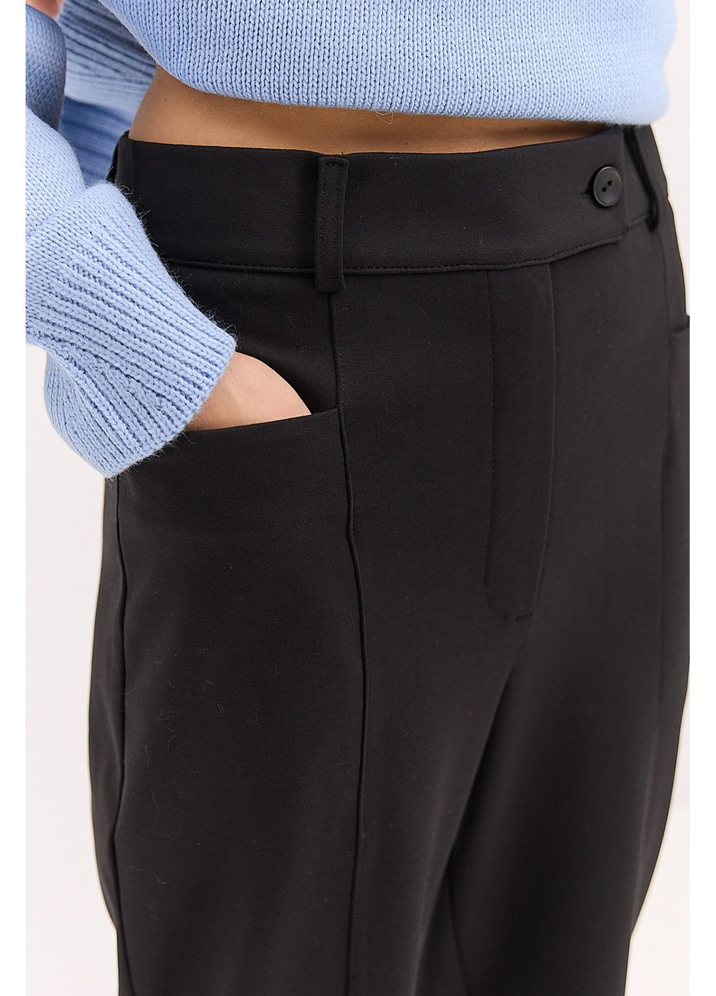 Жіночі трикотажні штани з розрізами ззаду Arjen (358908320)