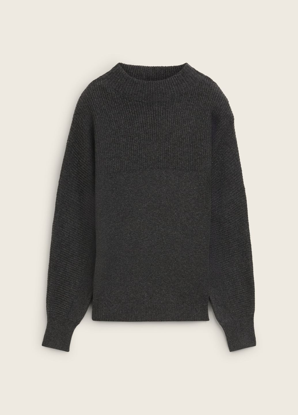 Серый демисезонный свитер Tom Tailor