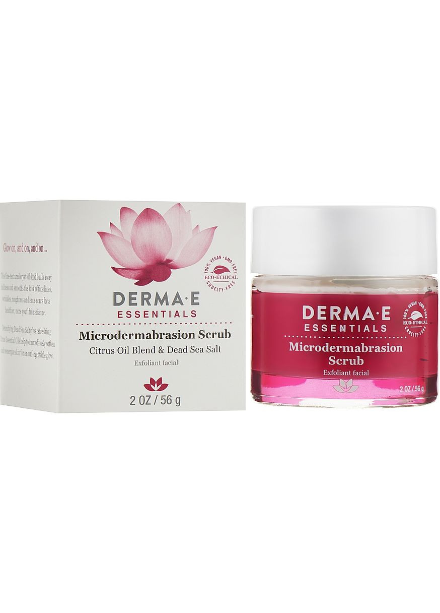 Отшелушивающий скраб с микрочасточками и минералами Мертвого моря Microdermabrasion Scrub 56g (864677-33132) Derma E (368635691)