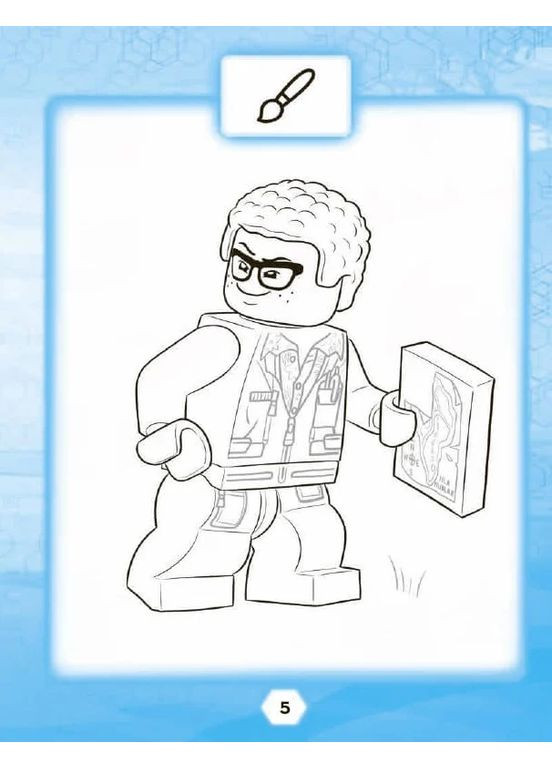 LEGO® Jurassic World™ Развлекайся и рисуй. Книга со стикерами Артбукс (370057913)