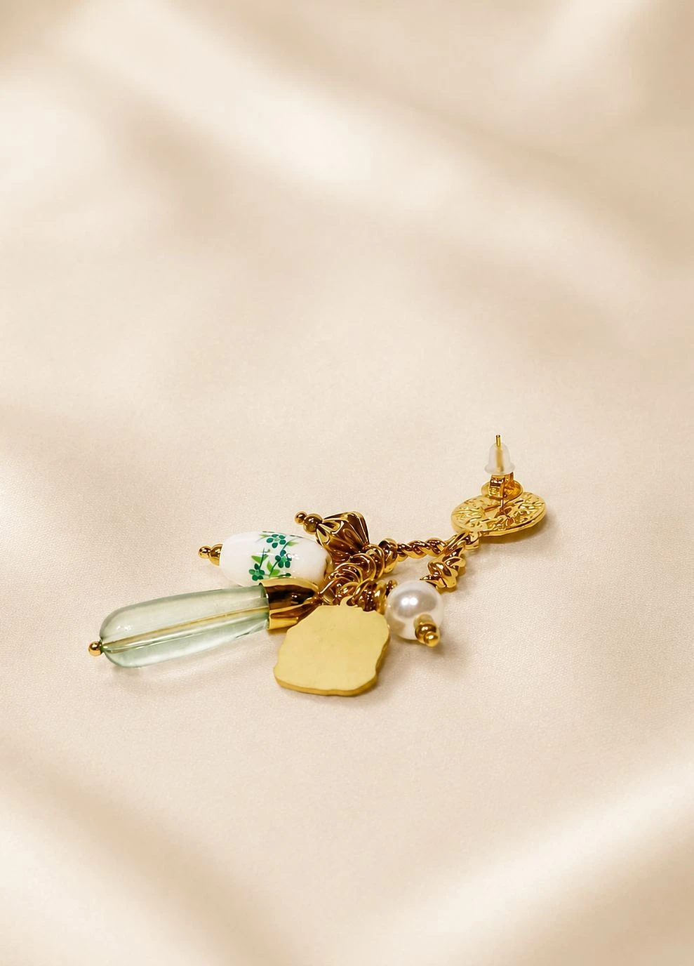 Серьги di classe Giardino Menta з декоративними підвісками (398958250)