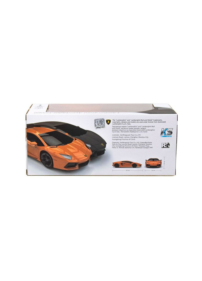 Автомобиль на р/у - Lamborghini Aventador LP 700-4 (1:24, 2.4Ghz, оранжевый) KS Drive (346268249)
