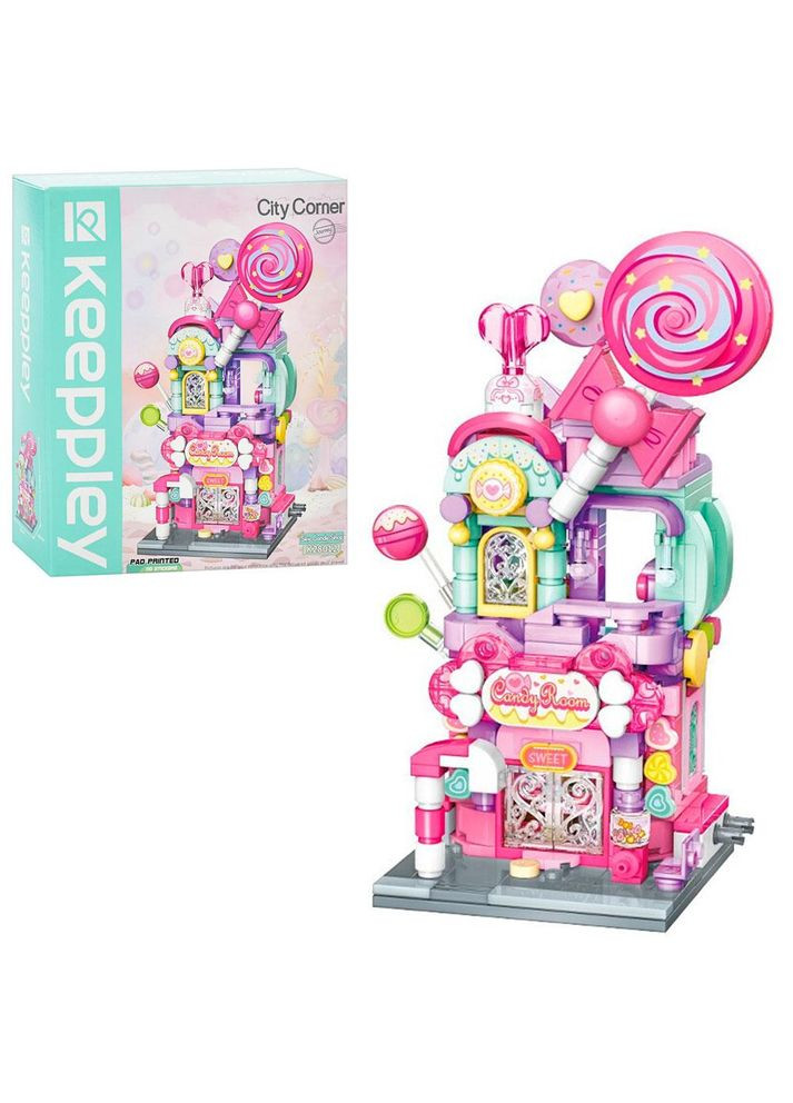 Конструктор K28012 магазин цукерок, кор., 19,5-16,5-5 см. Qman (315798949)