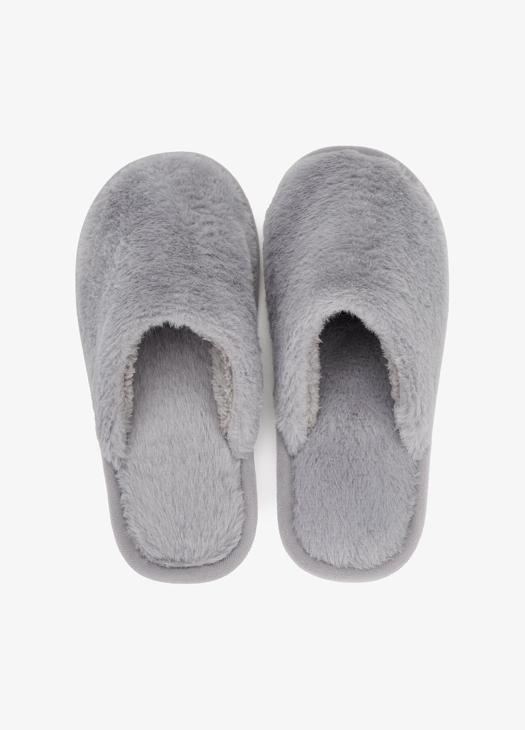 Серые тапочки женские oo12 серый shop (2000990813299) No Brand
