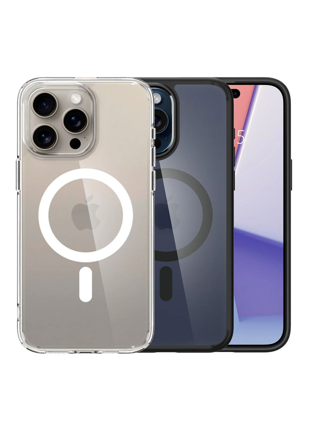 Чохол TPU+PC Ultra Hybrid with Magsafe для iPhone 15 Pro Max Black Spigen Apple iPhone 15 Pro Max 2023 (335874353)