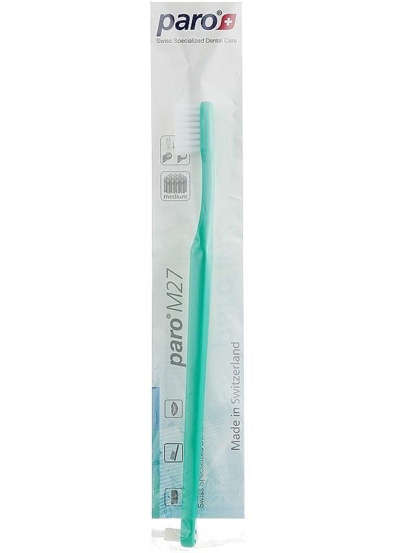 Зубная щетка "М27", красная Isola F Зубная щетка "M27", зеленая (2-932548) Paro Swiss (369790220)