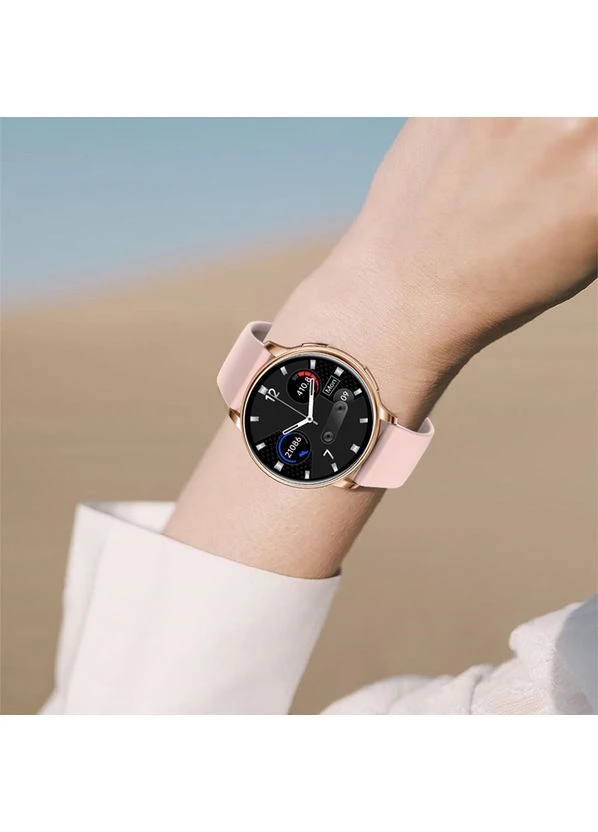 Смарт-годинник жіночий Melisia Gold Rubber 2 ремінця Золотий (3169) UWatch (371121564)