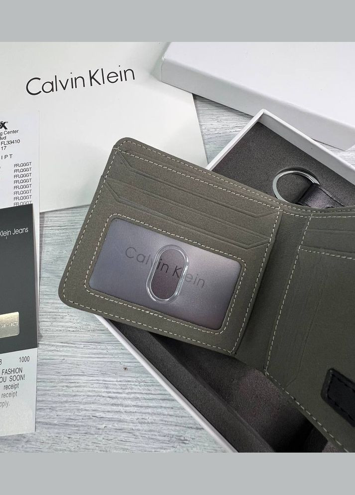 Чоловіче шкіряне портмоне в подарунковій упаковці (1393) No Brand (322157180)