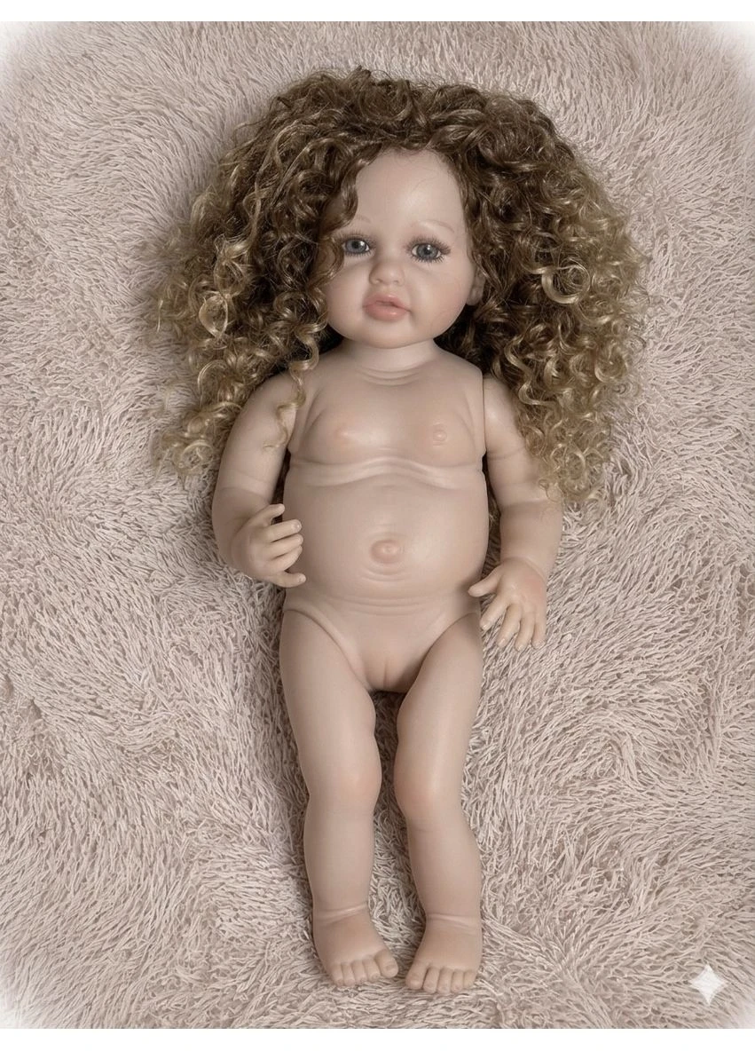 Реалістична Кукла Реборн 55 см повністю силіконова Doll Baby К0100513 Reborn (396245001)
