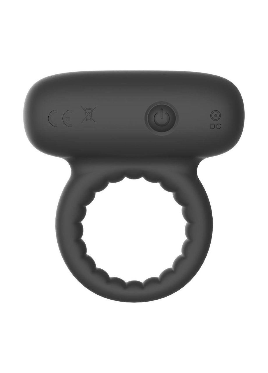 Эрекционное кольцо для пениса с вибрацией Dream Toys RAMROD черное No Brand (330617828)