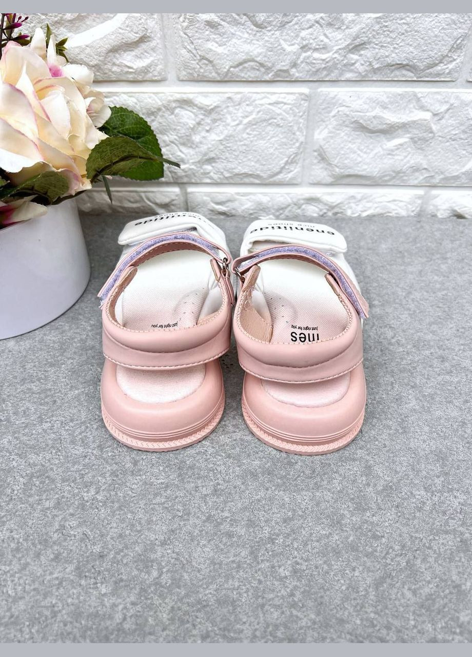 Розовые красивые спортивные босоножки для девочки W.Niko