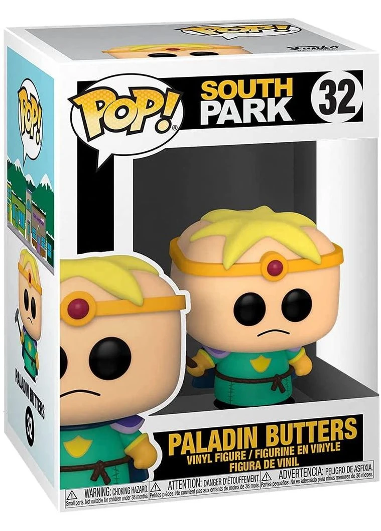 Фигурка Фанко Поп Южный Парк Паладин Баттерс Pop South Park Paladin Butters 10 см SP PB 32 Funko (373962711)